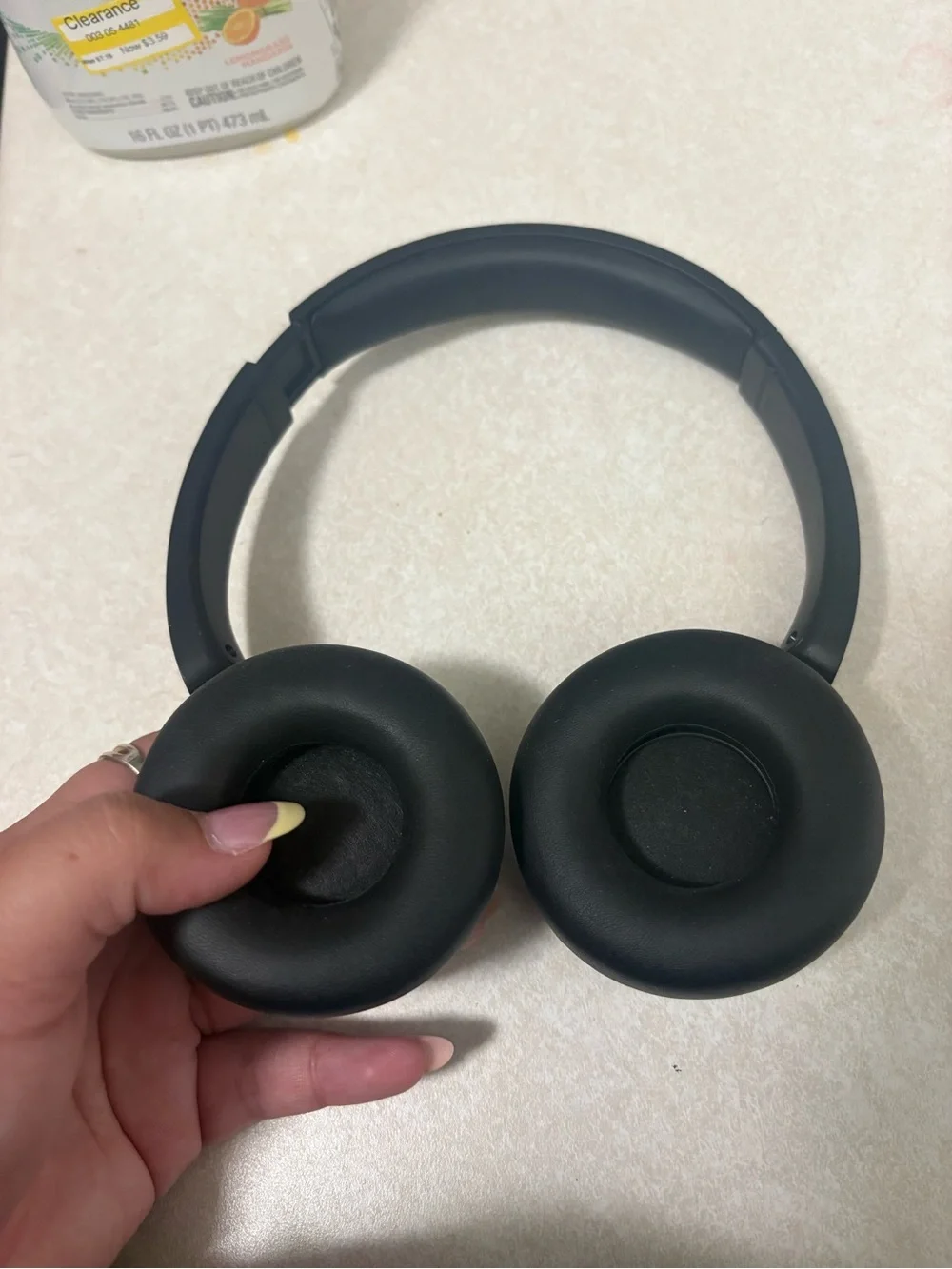 Sony Black Over-Ear Headphones with Cushioned Ear Cups